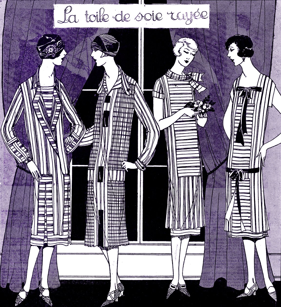 ファッション：1925年5月のドレス 作： 無名の画家