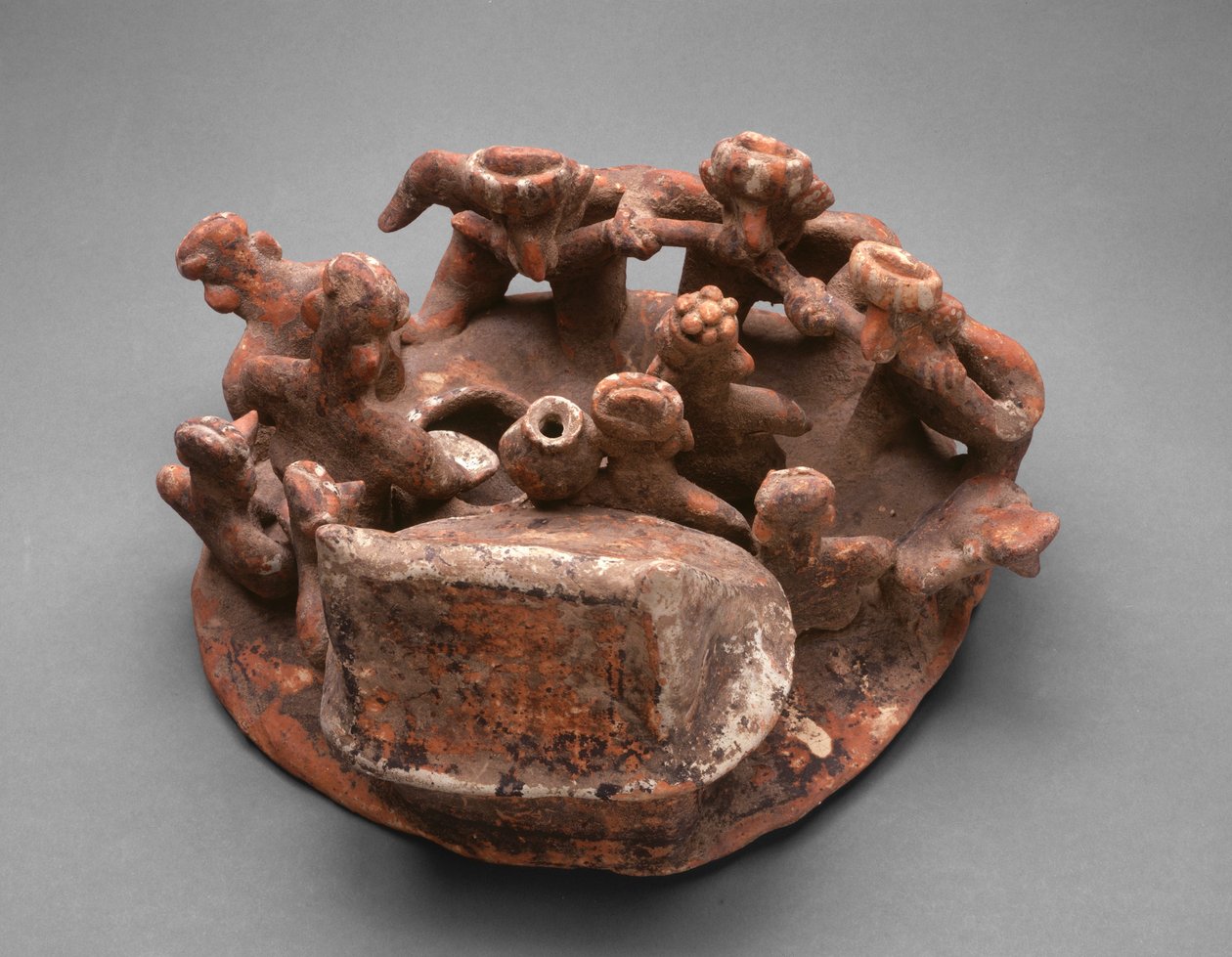 葬式の頬ピアスの儀式、紀元前200年-西暦300年 作： 不明