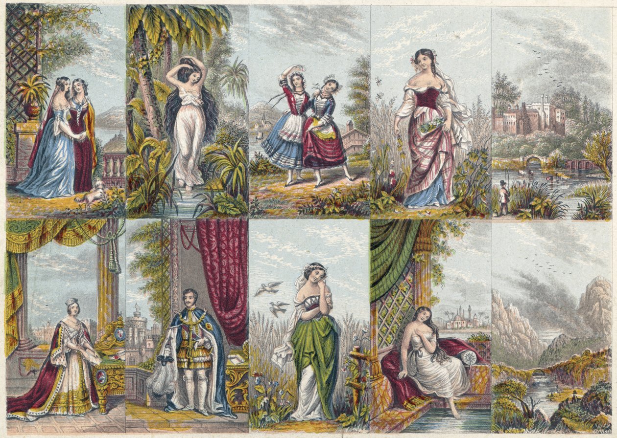 1851 年の挿絵 作： 無名の画家