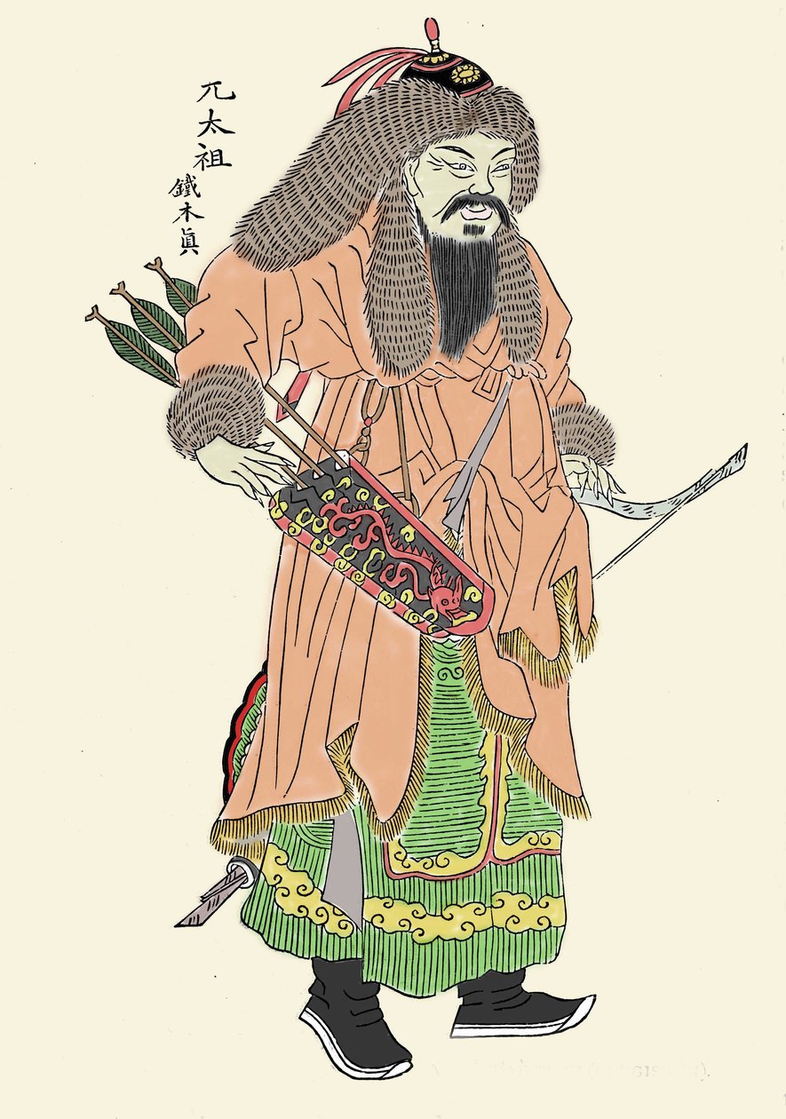 ジンギスカンの肖像 作： 不明