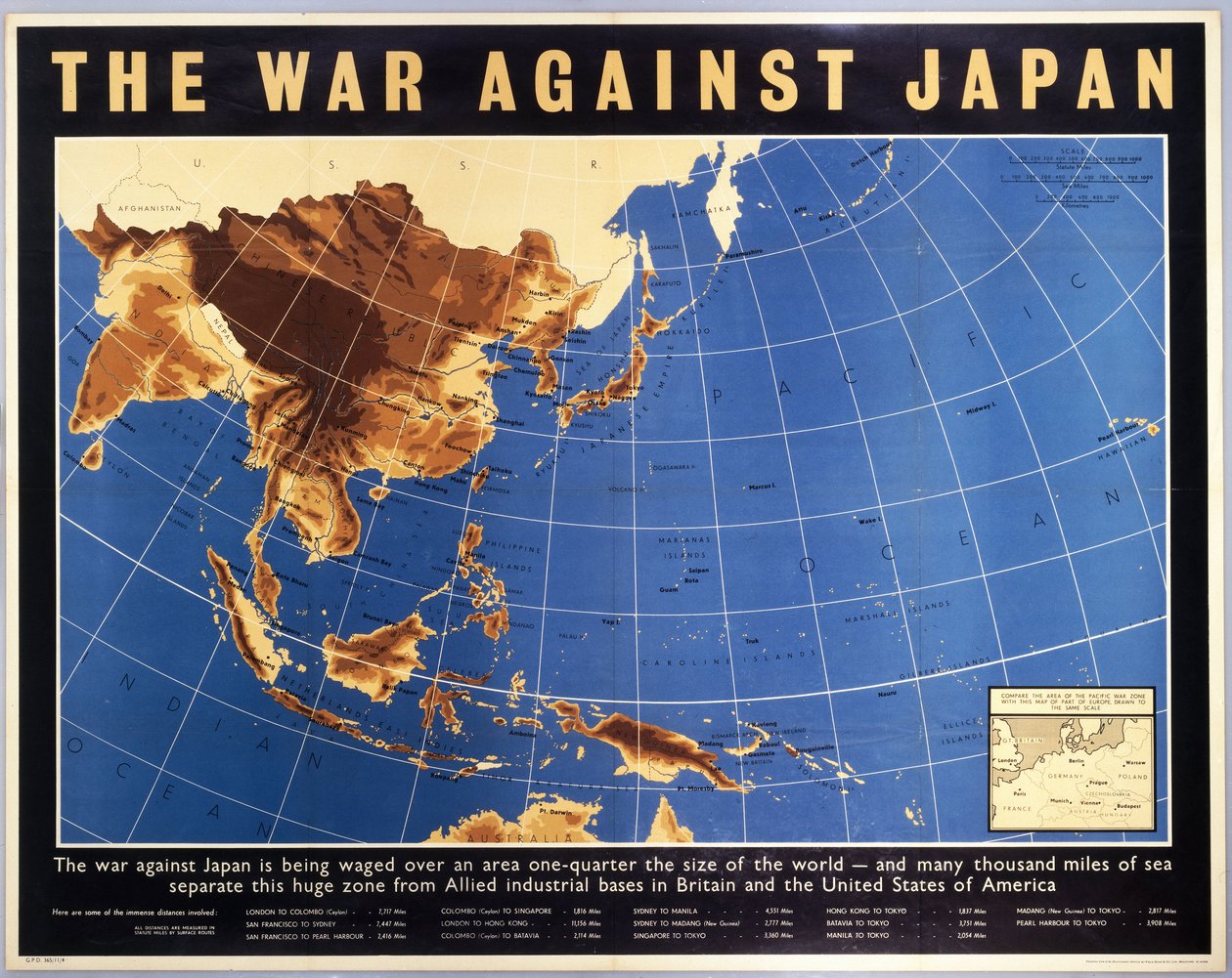 The War against Japan」ポスター、1944年頃 作： 不明