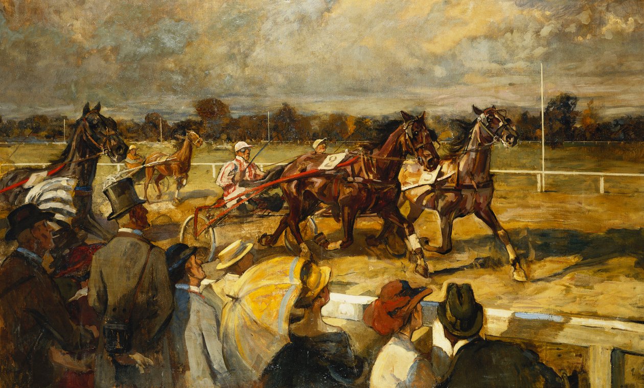 Trotting、Hoppe-Garden、ベルリン、c.1900 作： 不明