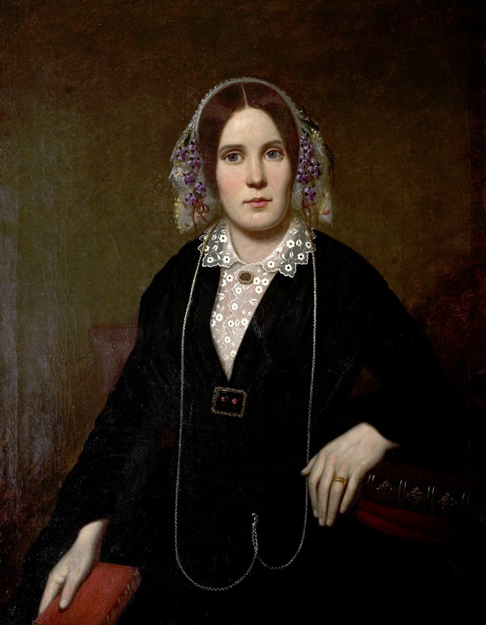 ワージントン家の女性の肖像、1845-55年 作： 不明