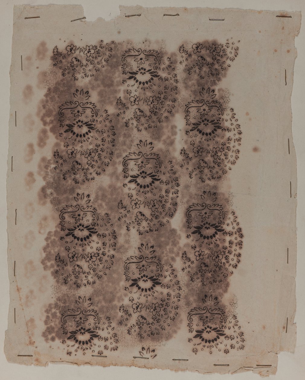 デザイン画、18世紀後半 作： 無名の画家