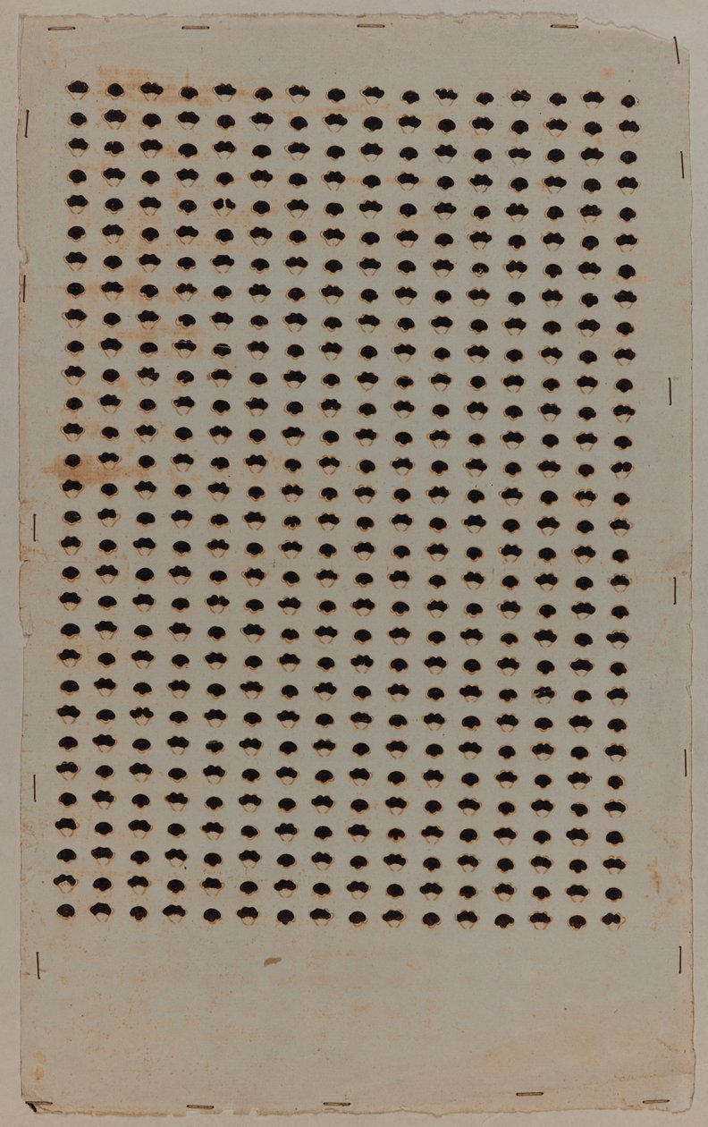 デザイン画、18世紀後半 作： 無名の画家