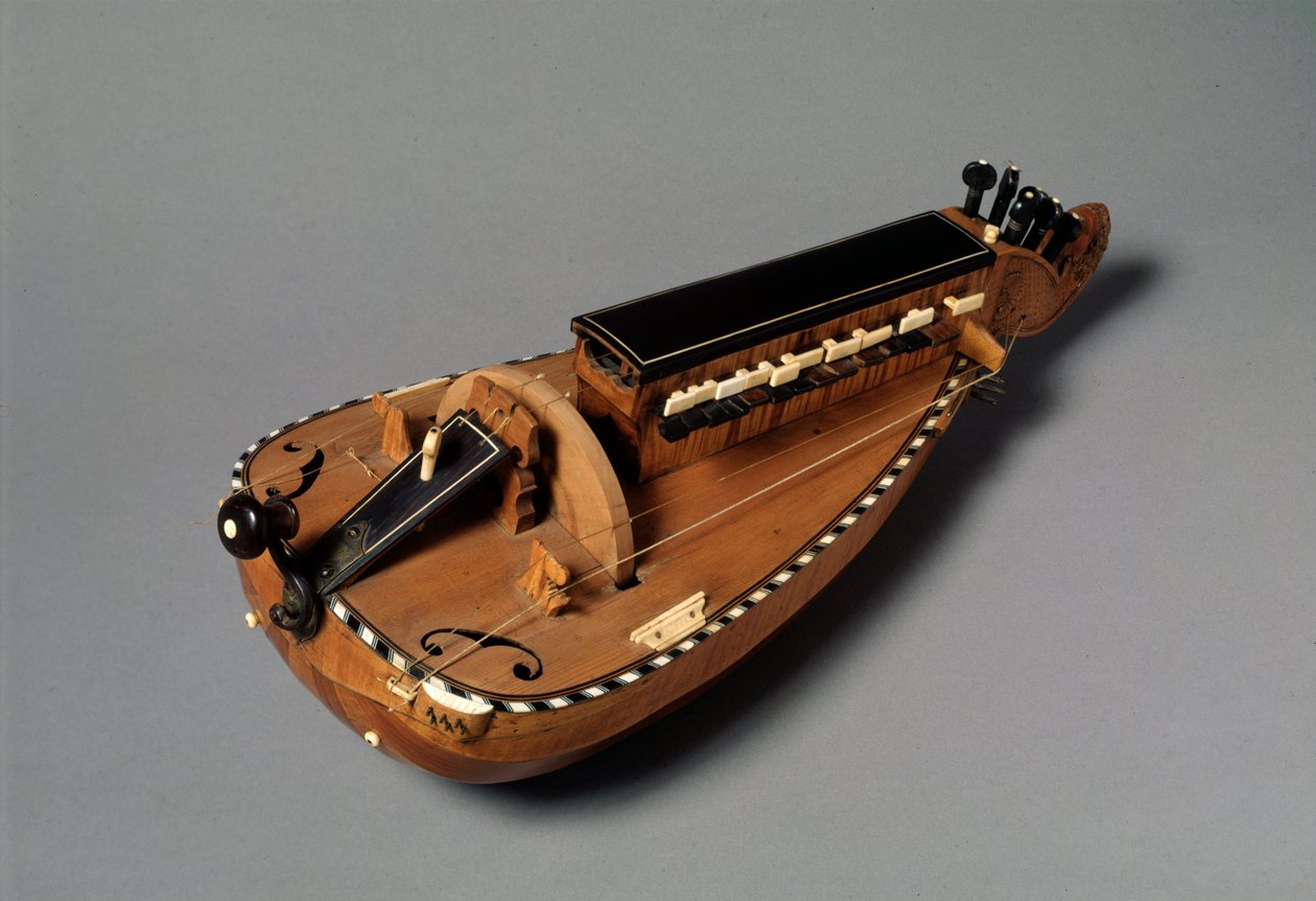 ハーディガーディ（Hurdy gurdy 作： 無名の画家