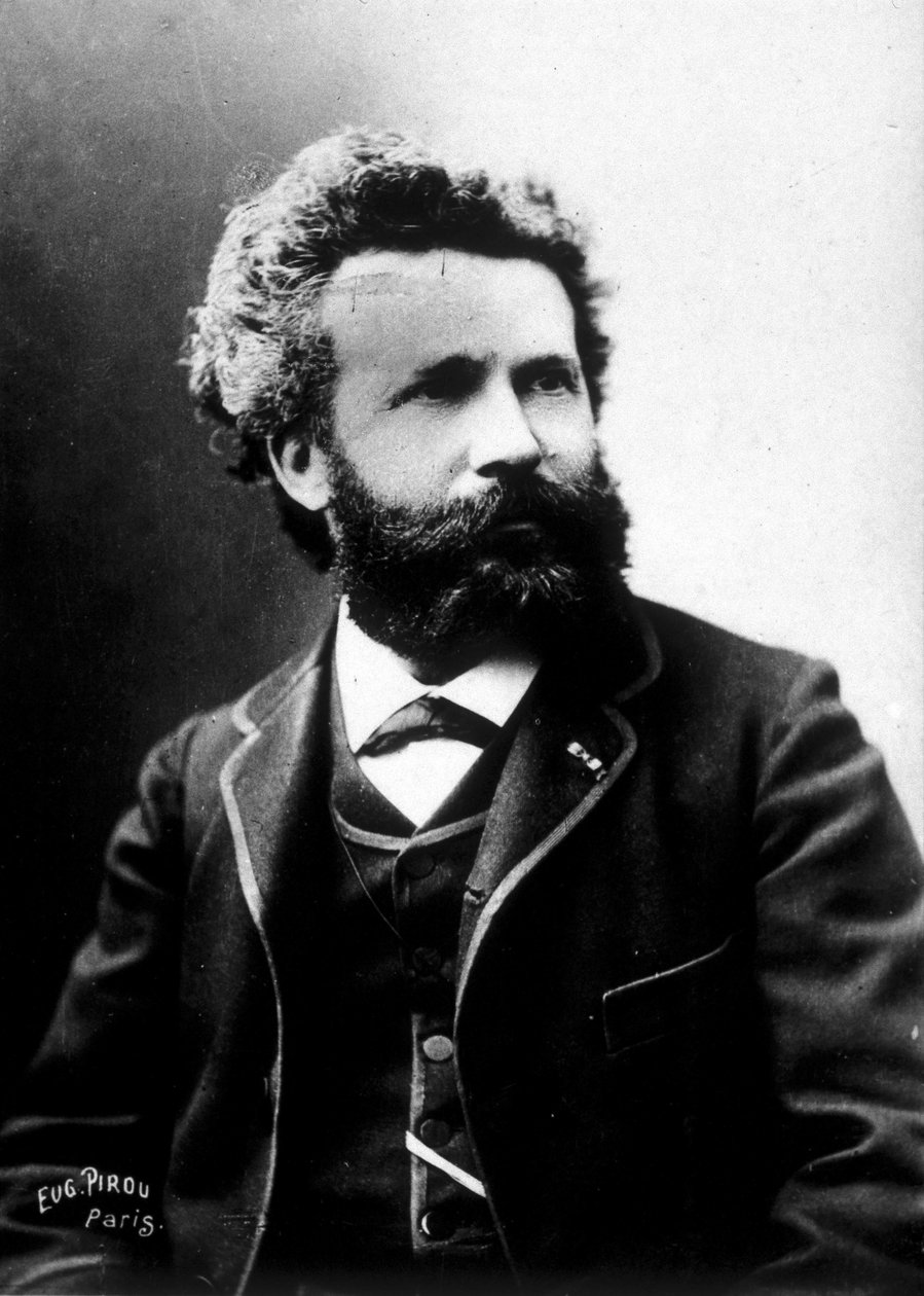 カミーユ・フラマリオン、フランスの天文学者、1890年頃 作： 未知の写真家