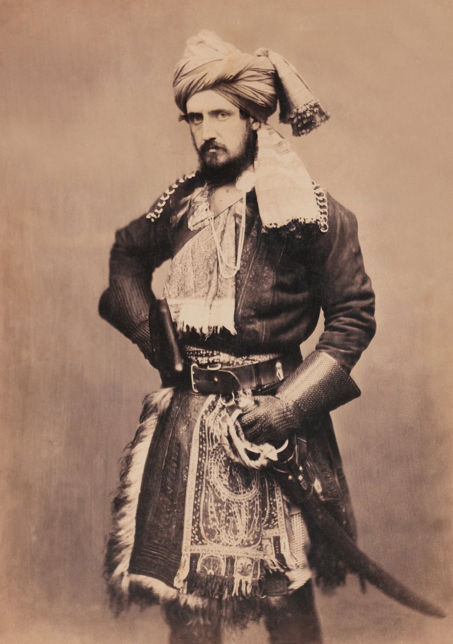 ダイトン・プラビン、第2騎兵隊、1857年頃 作： 未知の写真家