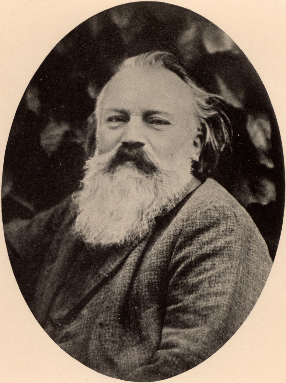 ヨハネス・ブラームス（1833-1897）ドイツの作曲家 作： 未知の写真家