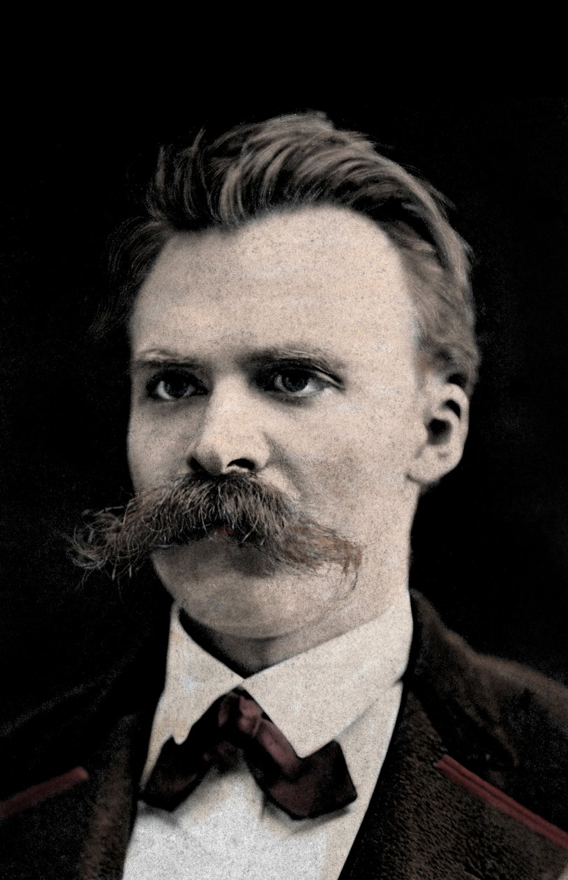 フリードリヒ・ニーチェの肖像 (1844 -1900) 作： 未知の写真家