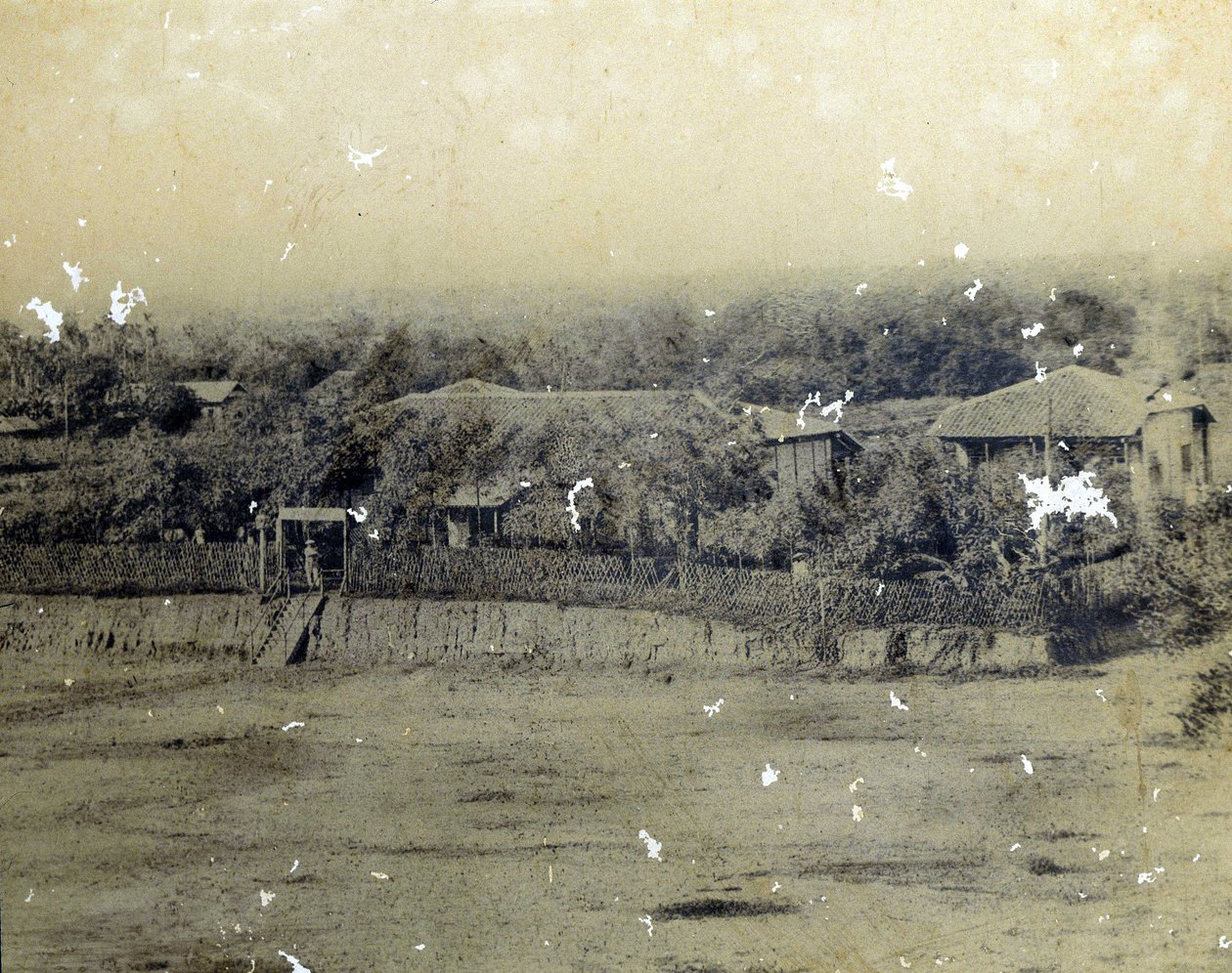 Saigon Post Building v. 1863年。 作： 未知の写真家