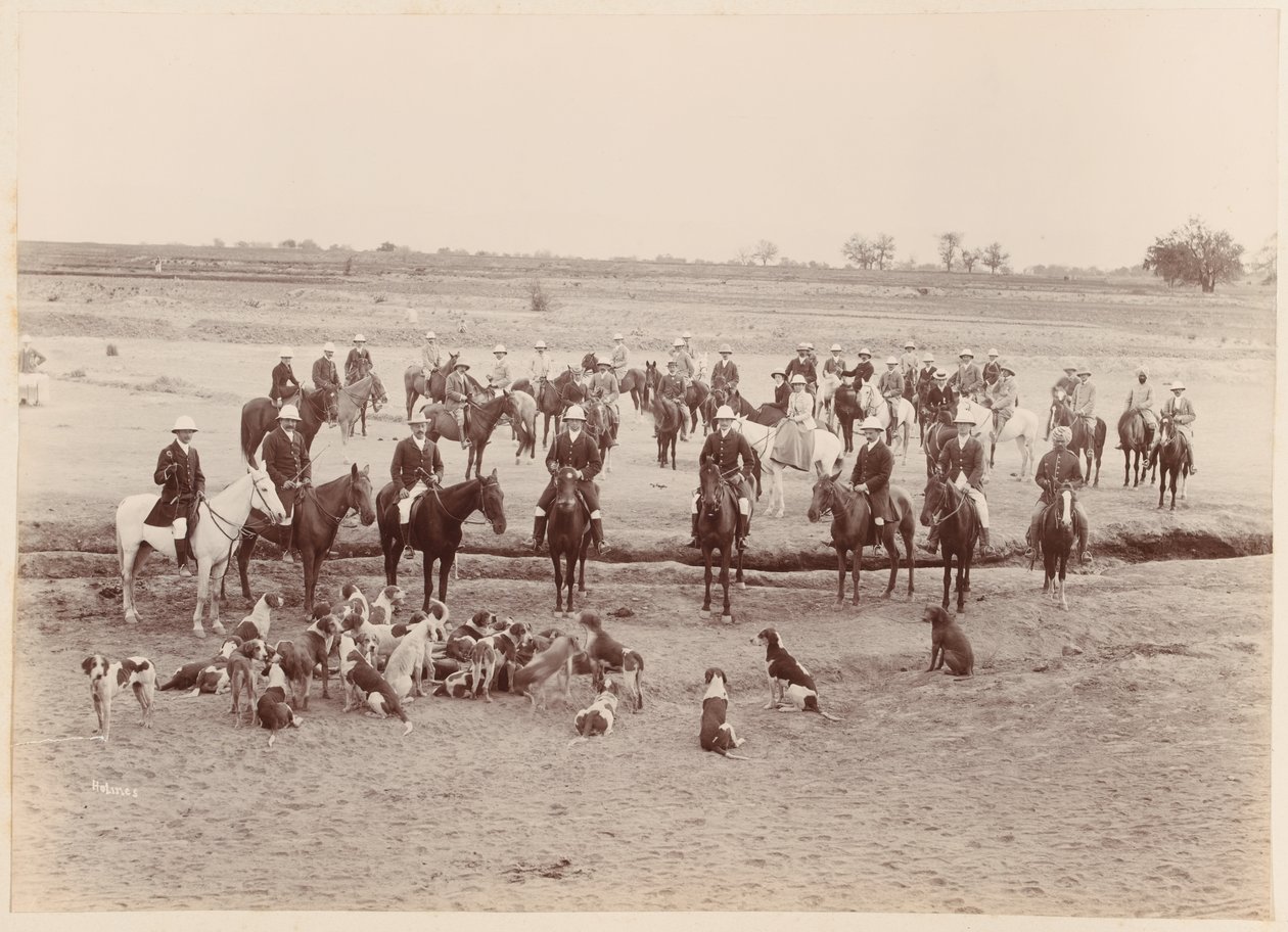 ペシャワールベールハント、1896年 作： 未知の写真家