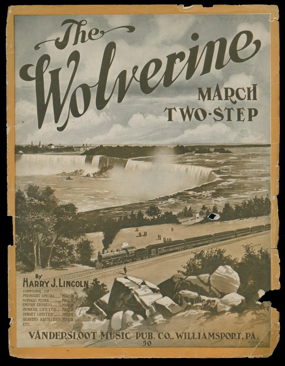 The Wolverine, 1770-1959年頃（プリント） 作： ヴァンダースルート音楽出版社