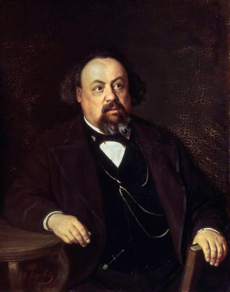 アレクセイ・フィオフィラクトビッチ・ピセムスキーの肖像（1821-81）、1862 作： Vasili Grigorevich Perov