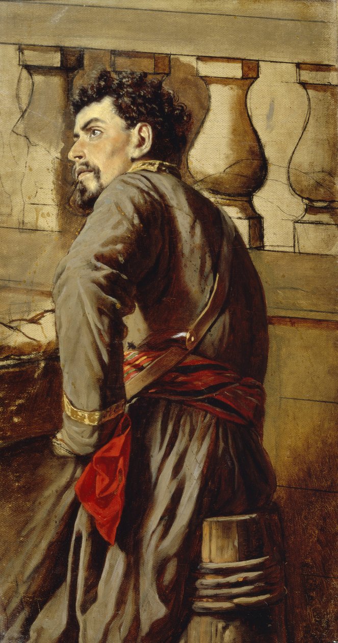 ザポロジャンのコサック、1873 作： Vasili Grigorevich Perov