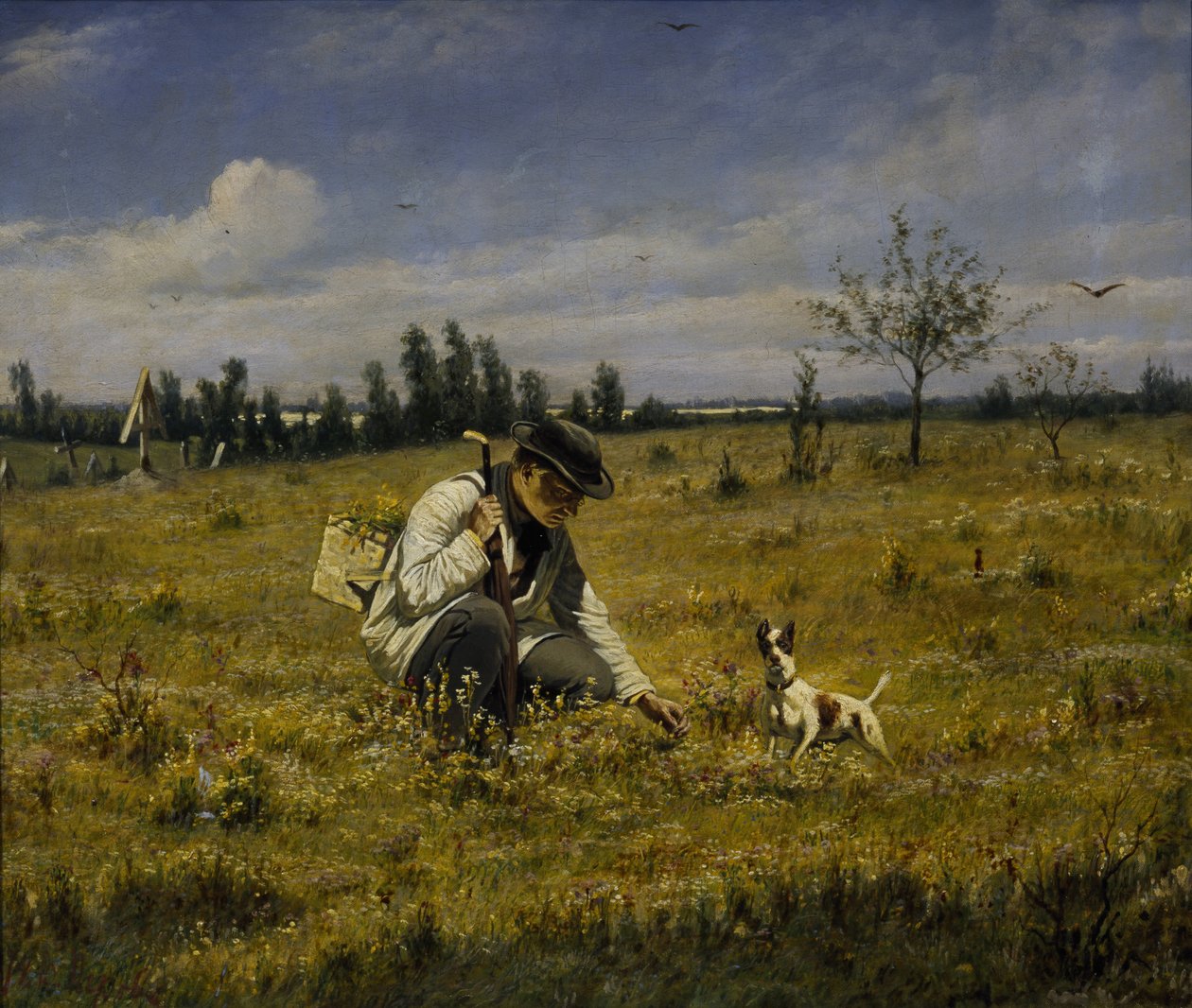 植物学者、1874 作： Vasili Grigorevich Perov