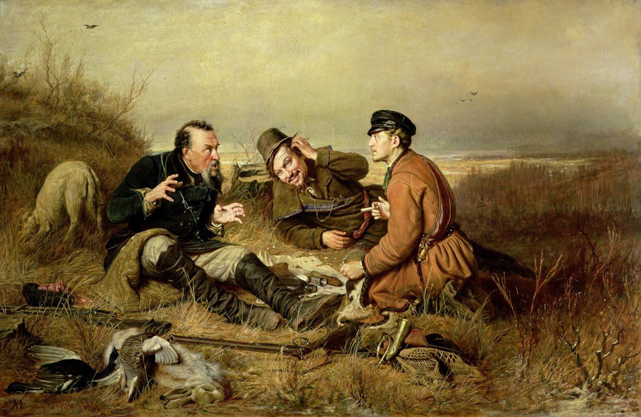 ハンター、1816年 作： Vasili Grigorevich Perov