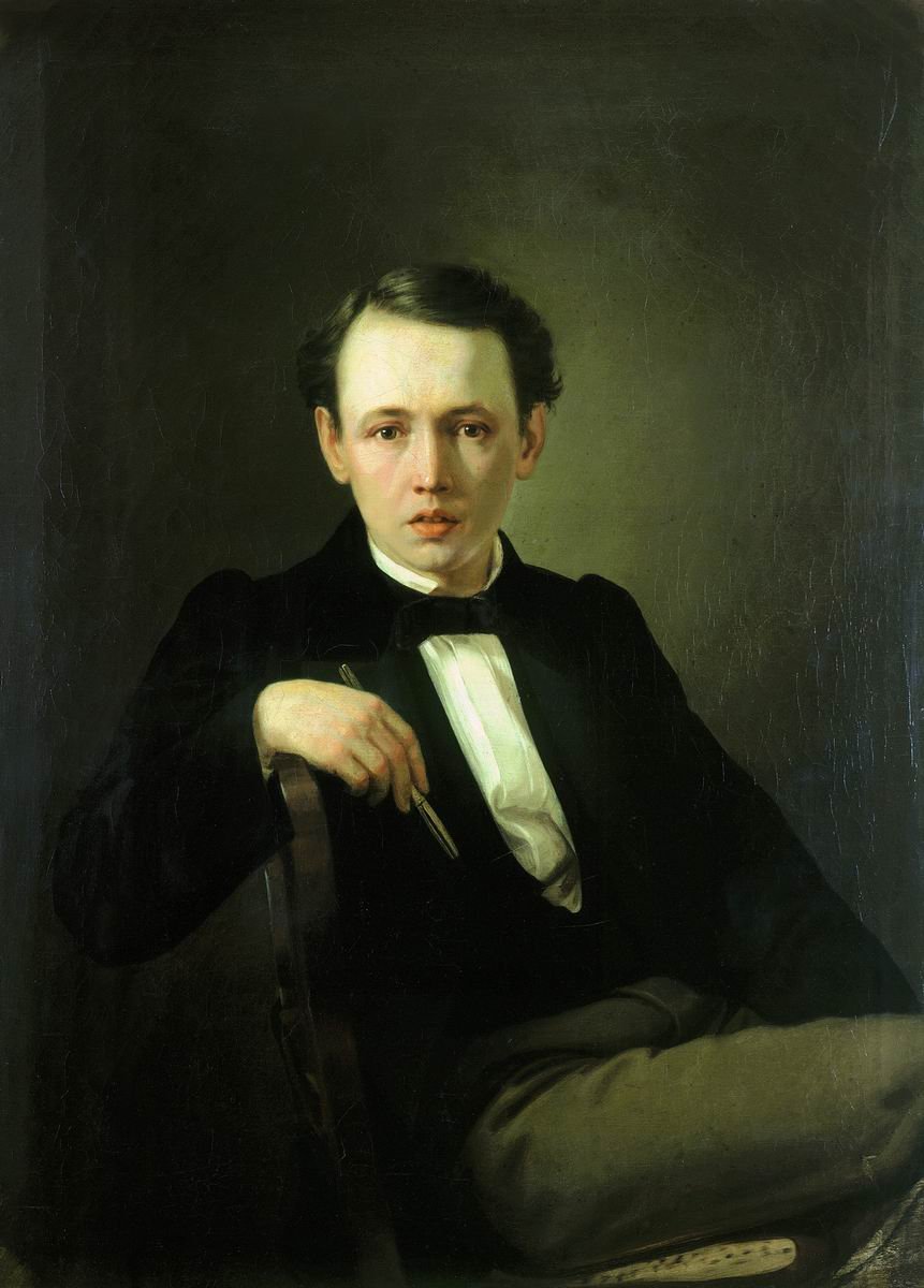 自画像.n：.n 作： Vasili Grigorevich Perov