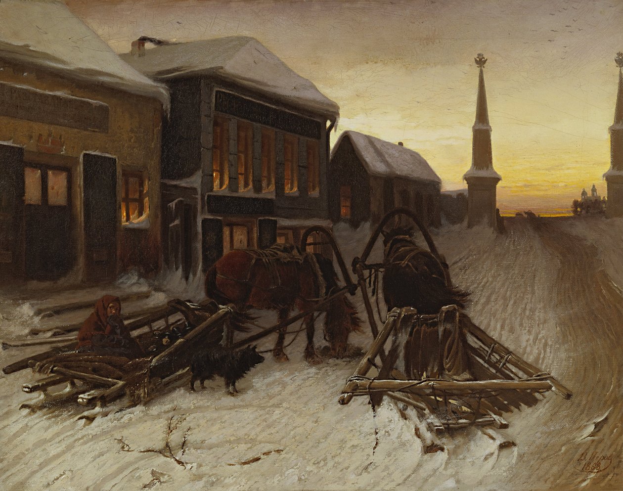 不明な画像 作： Vasili Grigorevich Perov