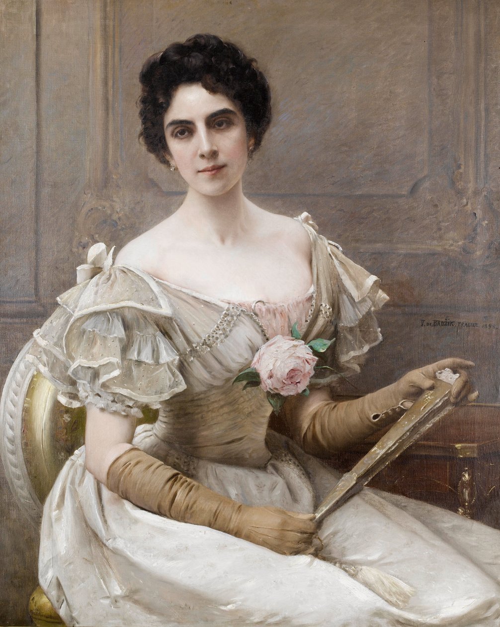 ヴァーツラフ・ブロジーク 1898年舞踏会にて 作： ヴァーツラフ・ブロジク