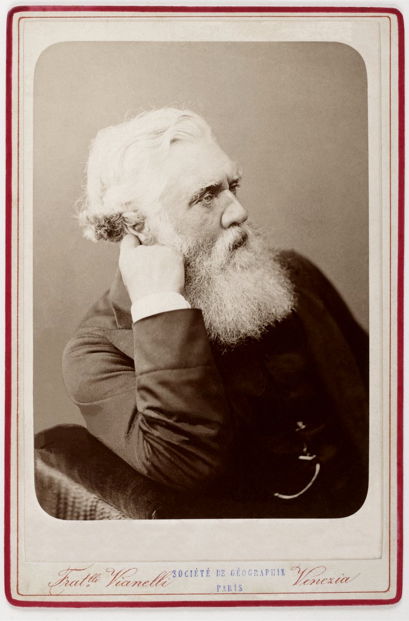 オースティンヘンリーラヤード（1817-1894）、旅行者、考古学者、楔形文字学者、美術史家、製図工、コレクター、作家、政治家、外交官。ニムルードの掘削機として最もよく知られています。 作： Venezia Upload Fratelli Vianelli