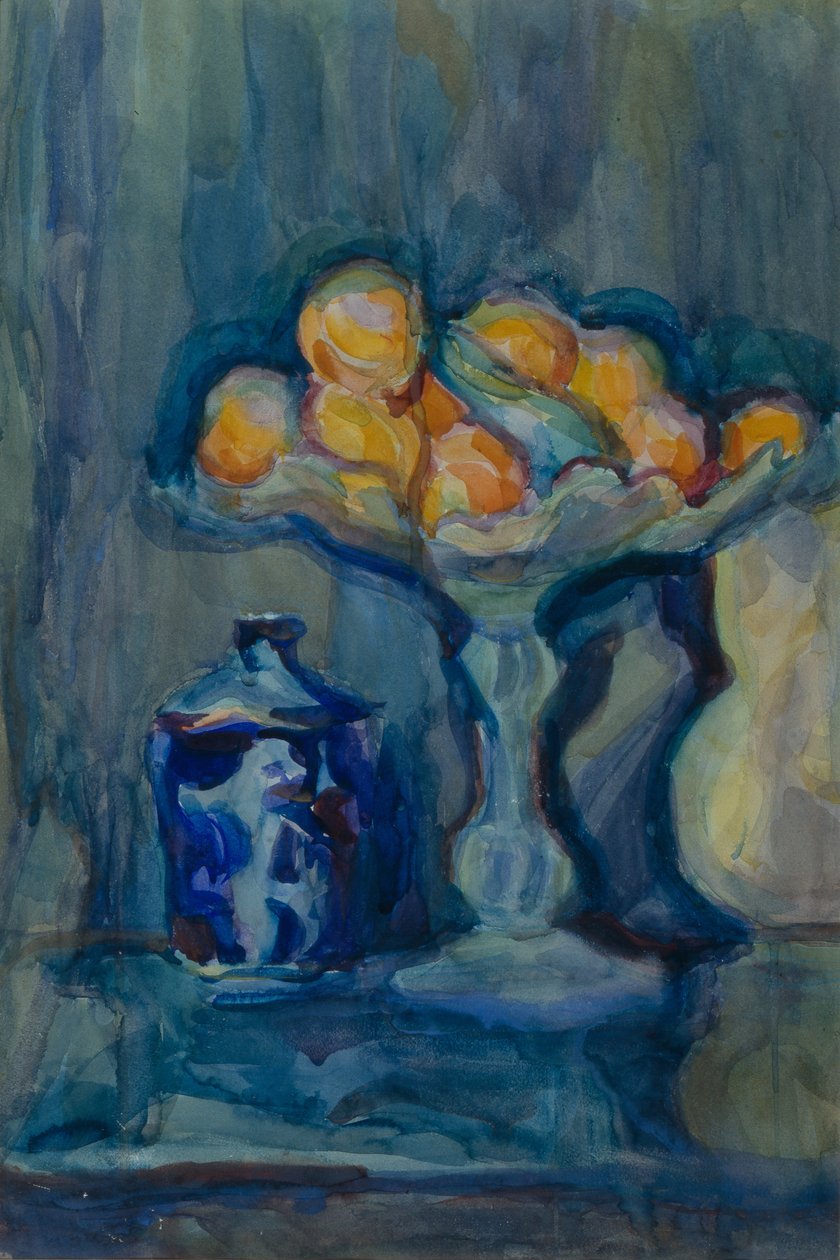 花瓶のある静物 作： Vera Vladimirovna Khlebnikova
