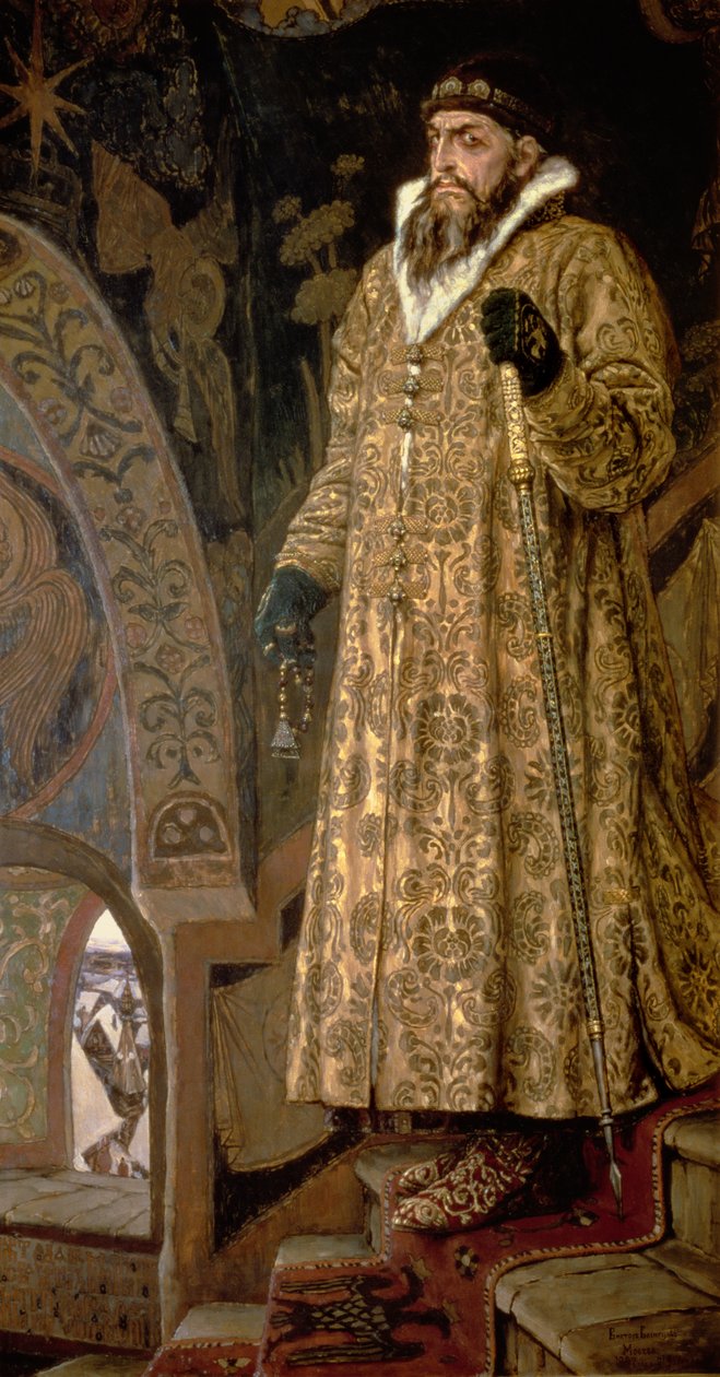 ツァーリイワンIVヴァシリエヴィッチ「ひどい」（1530-84）1897 作： ビクター・ミハイロヴィチ・ヴァスネツォフ