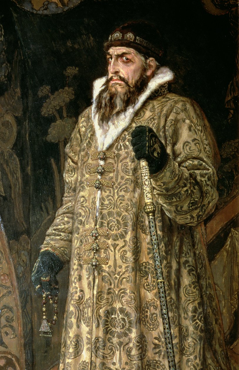 Tsar Ivan IV Vasilyevich the Terrible 1530-84 1897キャンバスに油彩89327 作： ビクター・ミハイロヴィチ・ヴァスネツォフ