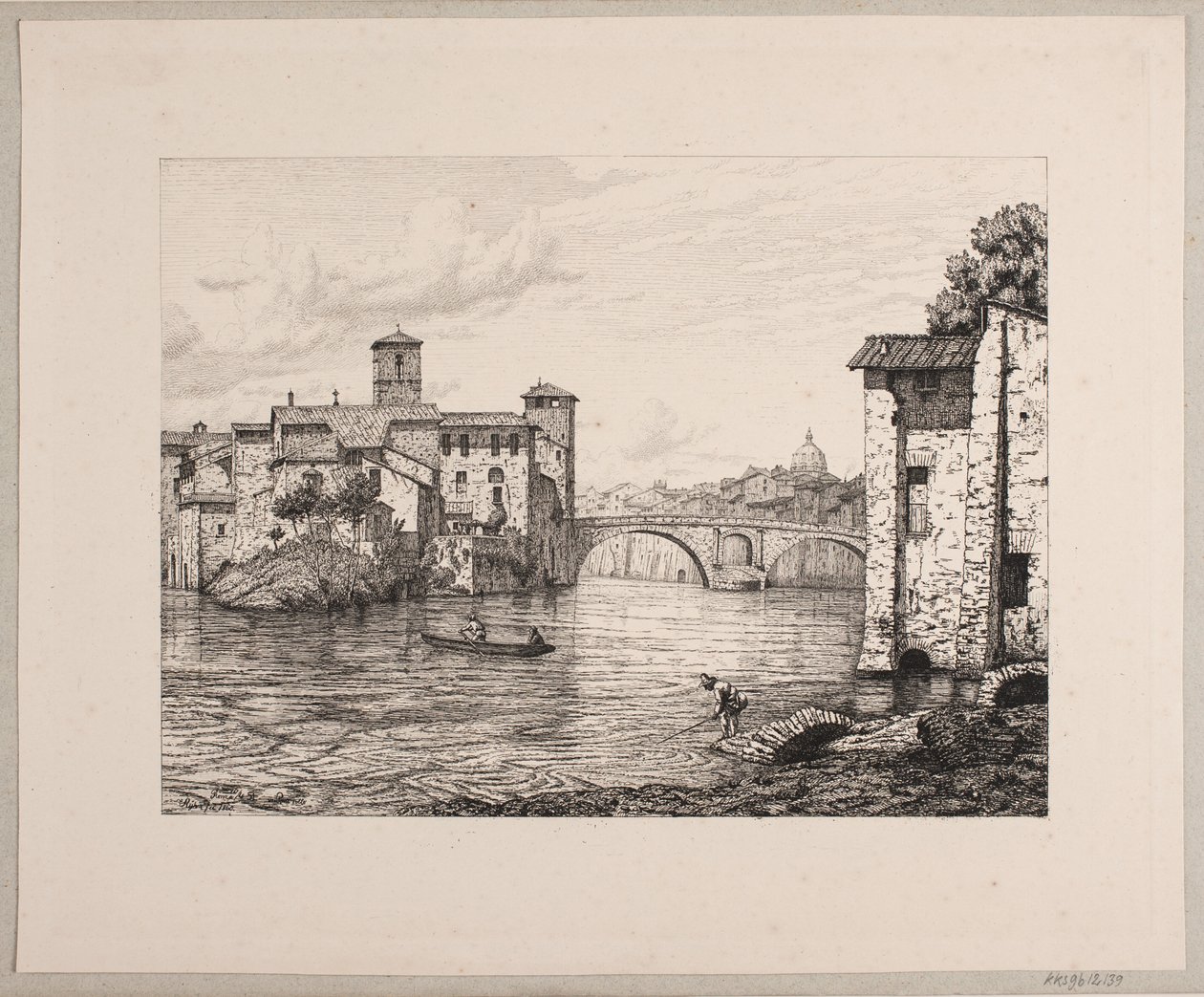Ponte Roto i Romで出発 作： ヴィルヘルム・キン