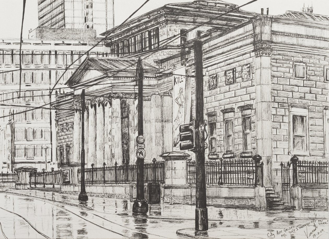 シティアートギャラリー、マンチェスター、2007年（Ink on Paper） 作： ヴィンセントアレクサンダーブース