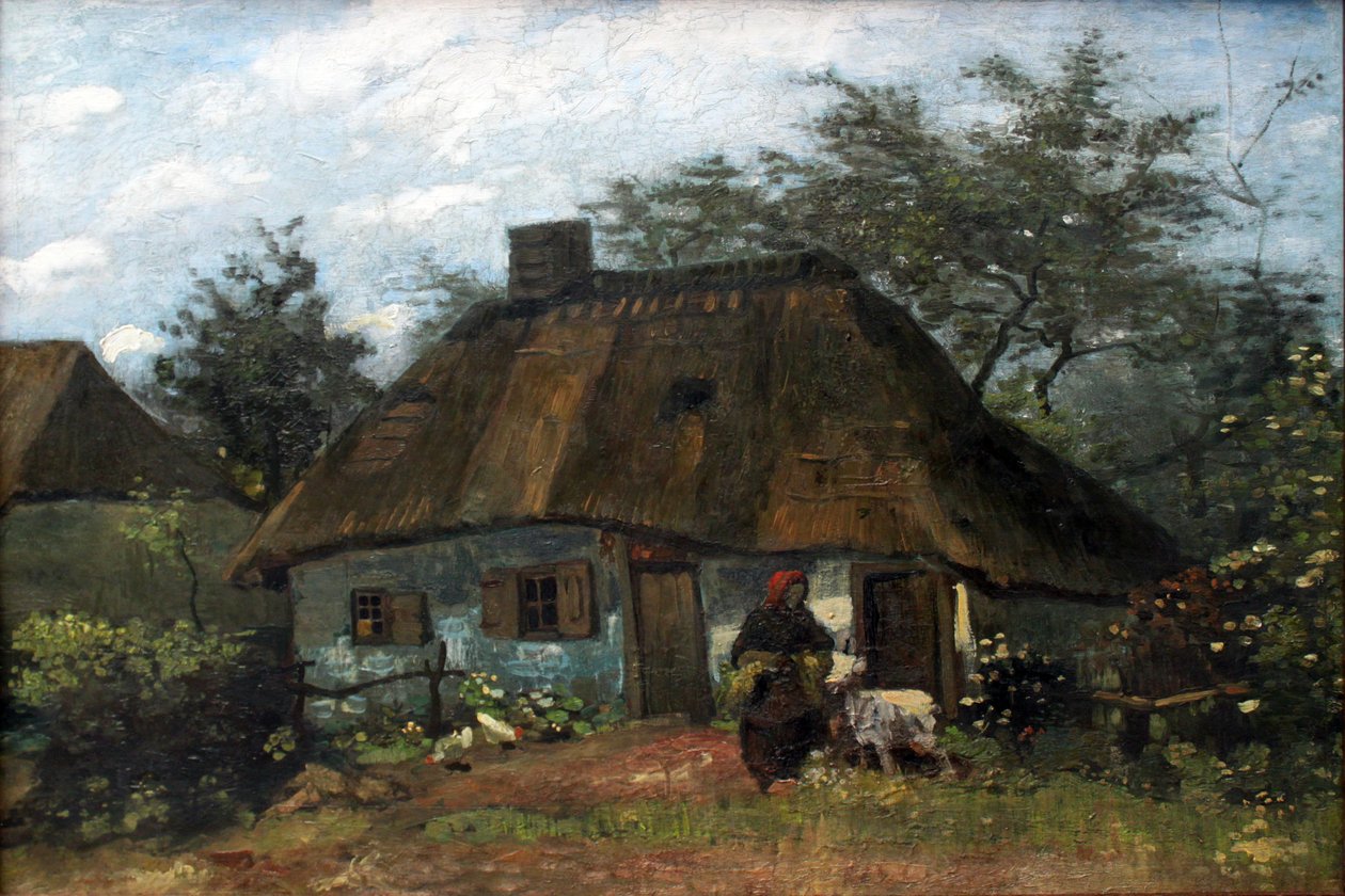 Nuenen（LaChaumiére）の農家 作： ヴィンセント・ヴァン・ゴッホ