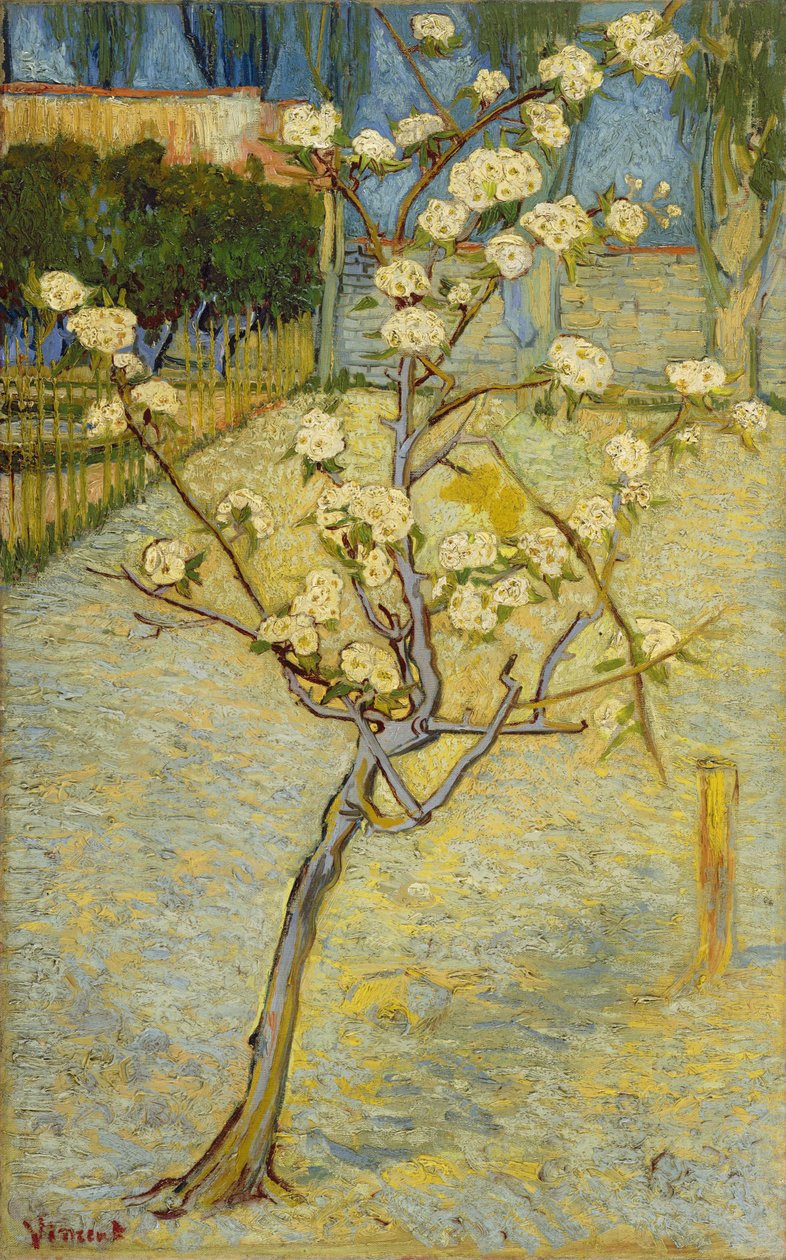 梨の木の開花 作： ヴィンセント・ヴァン・ゴッホ