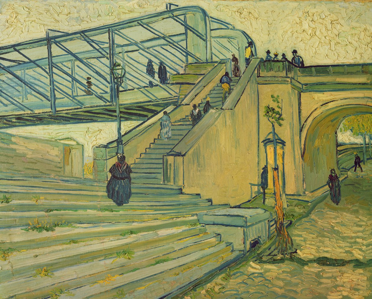 トリンケテールの橋、1888年 作： ヴィンセント・ヴァン・ゴッホ