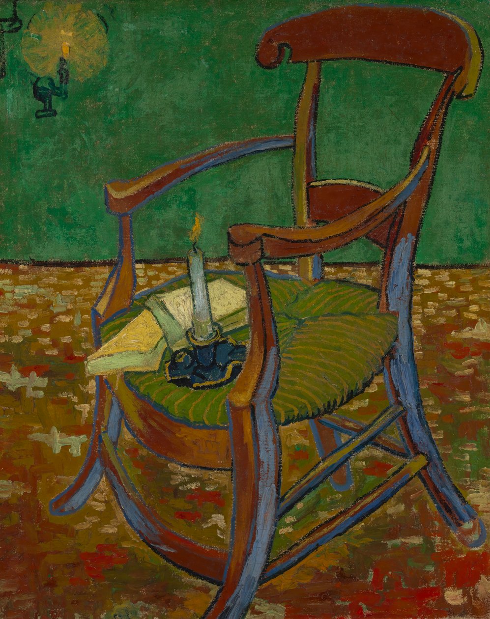 ゴーギャンの椅子、1888 作： ヴィンセント・ヴァン・ゴッホ
