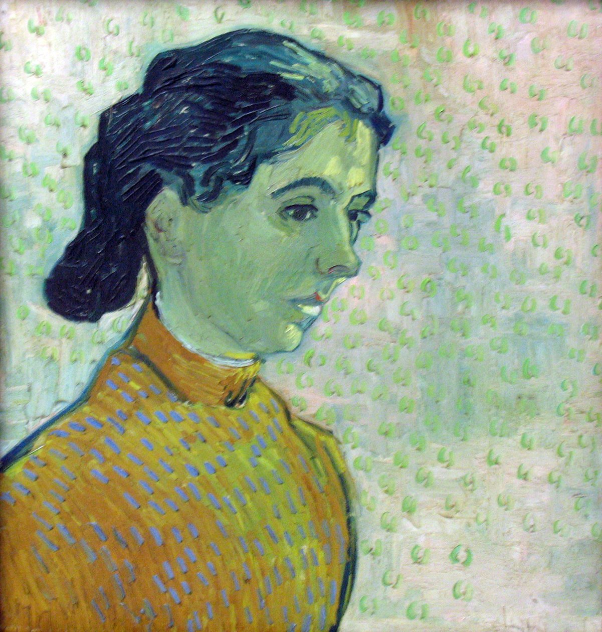 若い女性の肖像画 作： ヴィンセント・ヴァン・ゴッホ