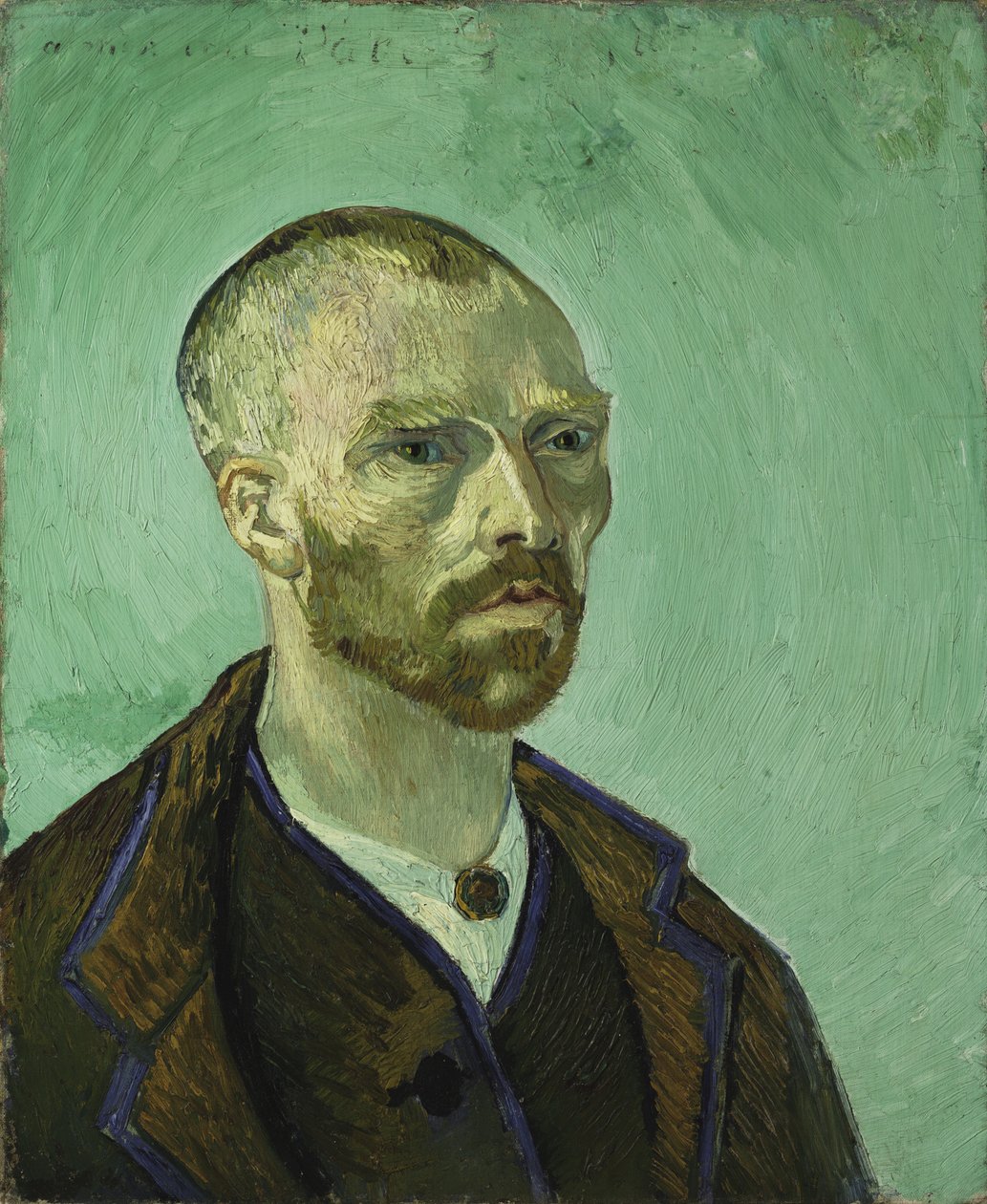 ポールゴーギャンに捧げられた自画像、1888 作： ヴィンセント・ヴァン・ゴッホ
