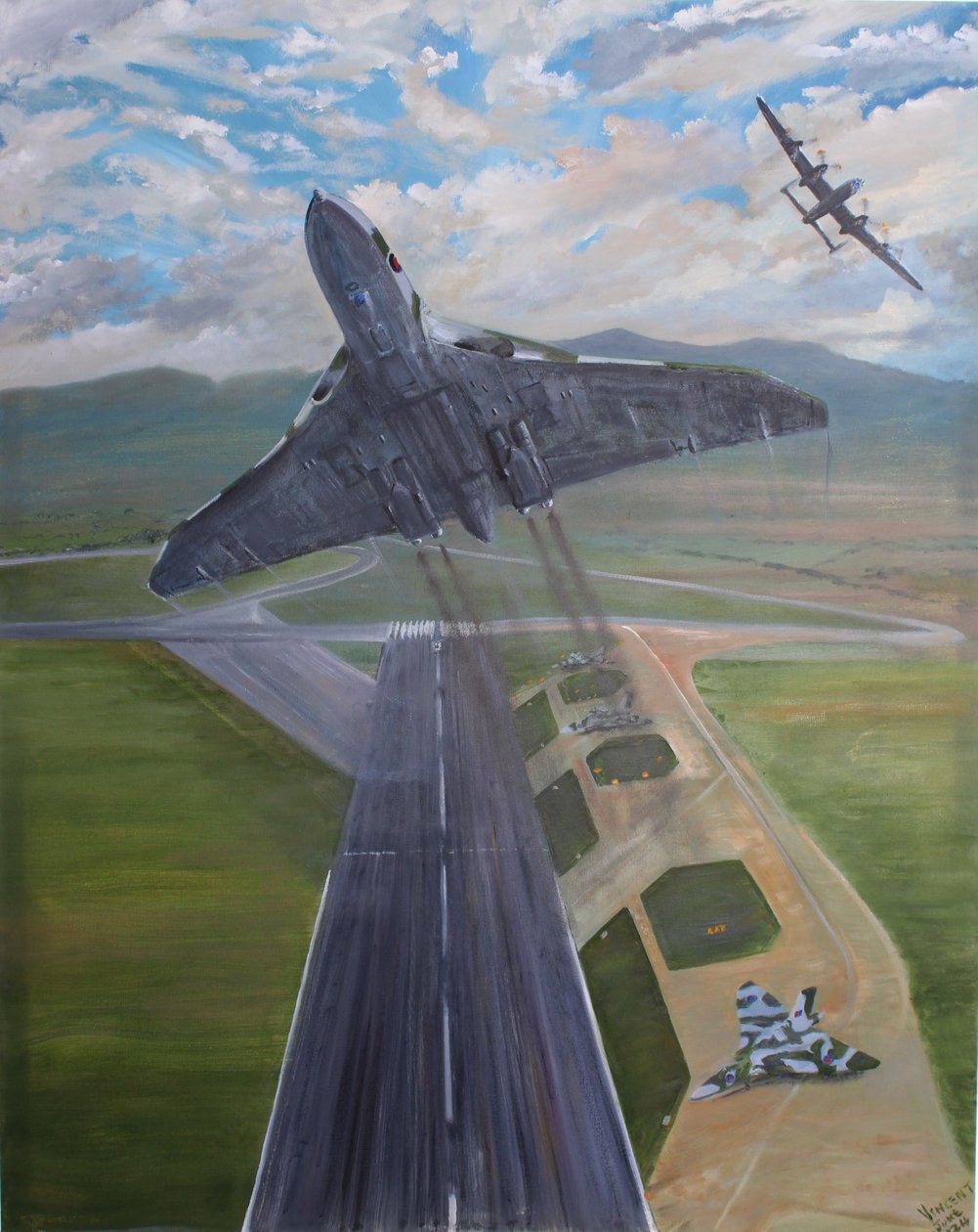 Avro Legends, 2024（キャンバスに油彩） 作： ヴィンセントアレクサンダーブース