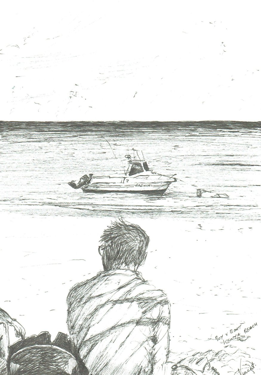 Tiwi beach Kenya, 2006; (インク、紙) 作： ヴィンセントアレクサンダーブース