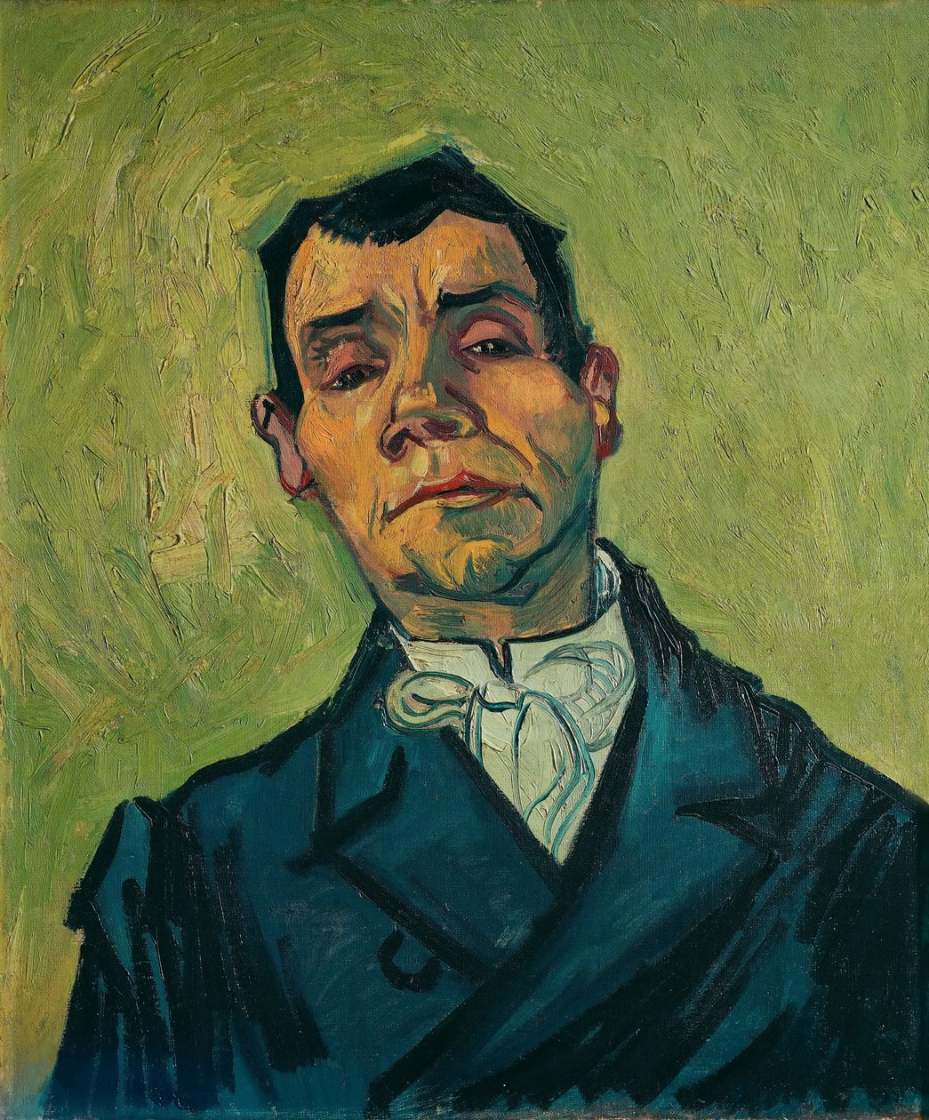 ジョセフ・ミシェル・ジヌーの肖像、1888年。 作： ヴィンセント・ヴァン・ゴッホ