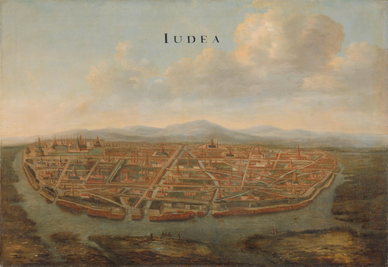 ユダヤ・アユタヤの眺め、1662～1665年頃。 作： Vingboons
