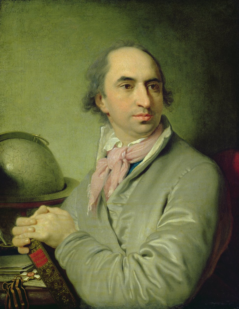 アレクサンドルセメノヴィッチチュヴォストフ（1753-1820）の肖像、1801 作： ウラジミール・ルキッチ・ボロヴィコフスキー