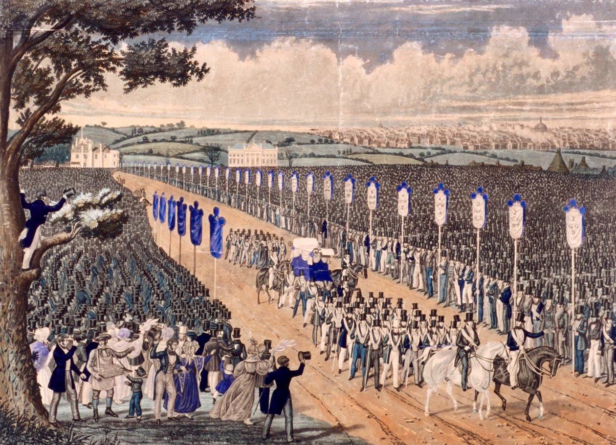 コペンハーゲン・フィールズ、イズリントン、ロンドン、1834年 作： Wサマーズ
