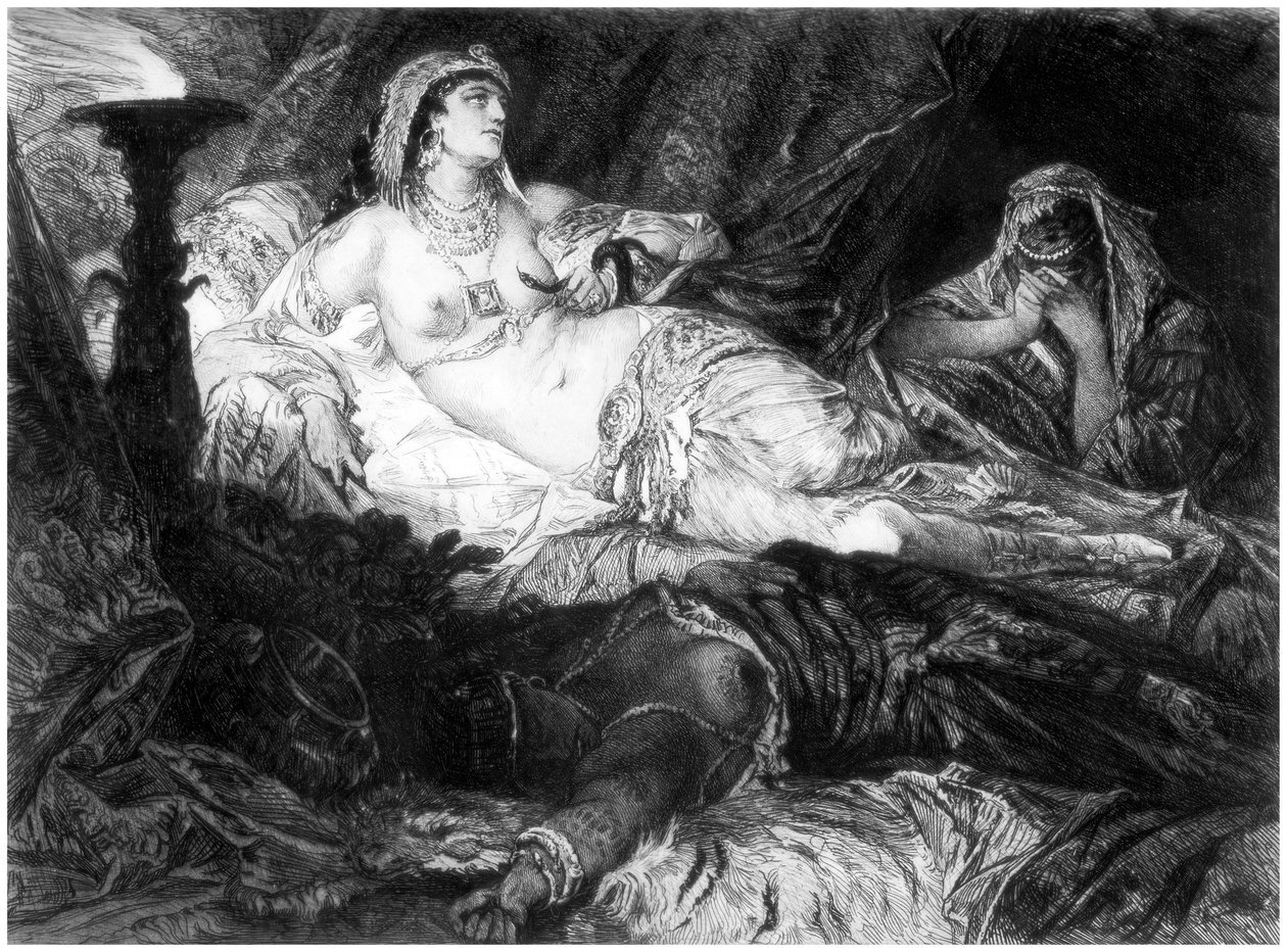 クレオパトラ、c1880-1882。 作： ウンガー
