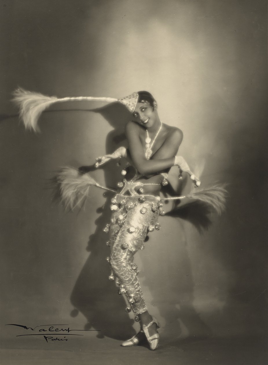 ジョセフィン・ベイカー、1927年頃（ゼラチンシルバープリント） 作： ヴァレリー