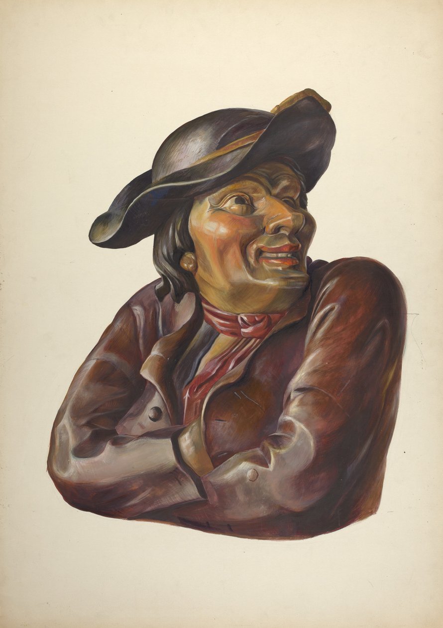 Tavern Bust, c. 1937. 作： Walter Hochstrasser