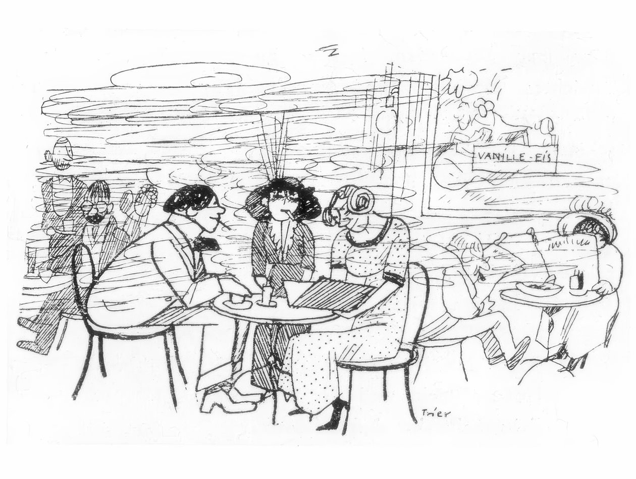 Cafe des Westensの作家たち 作： ウォルター・トリアー