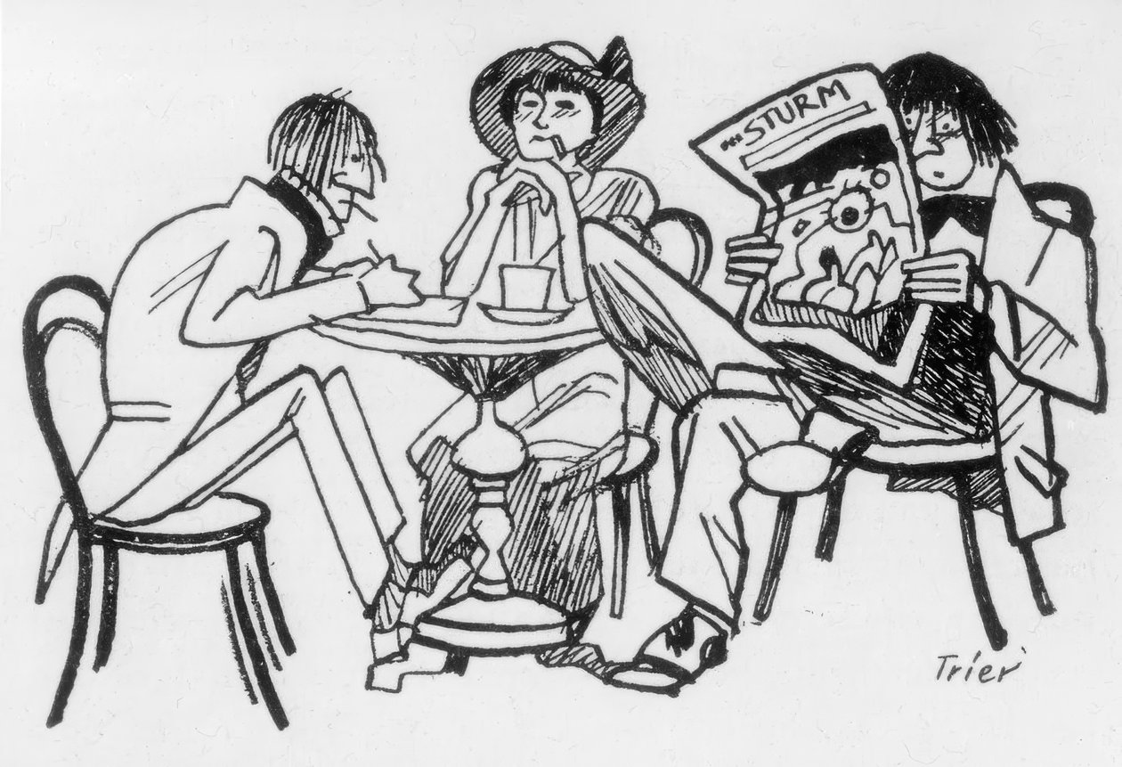 Cafe des Westensの作家たち 作： ウォルター・トリアー