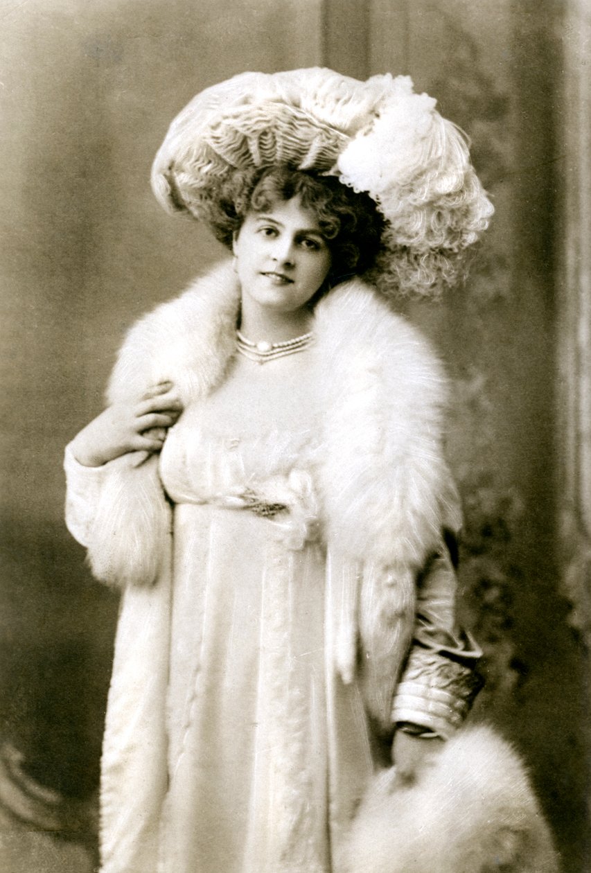 マリー・スタッドホルム 1875～1930年、英国の女優、1900年代。 作： ワンドダウニー