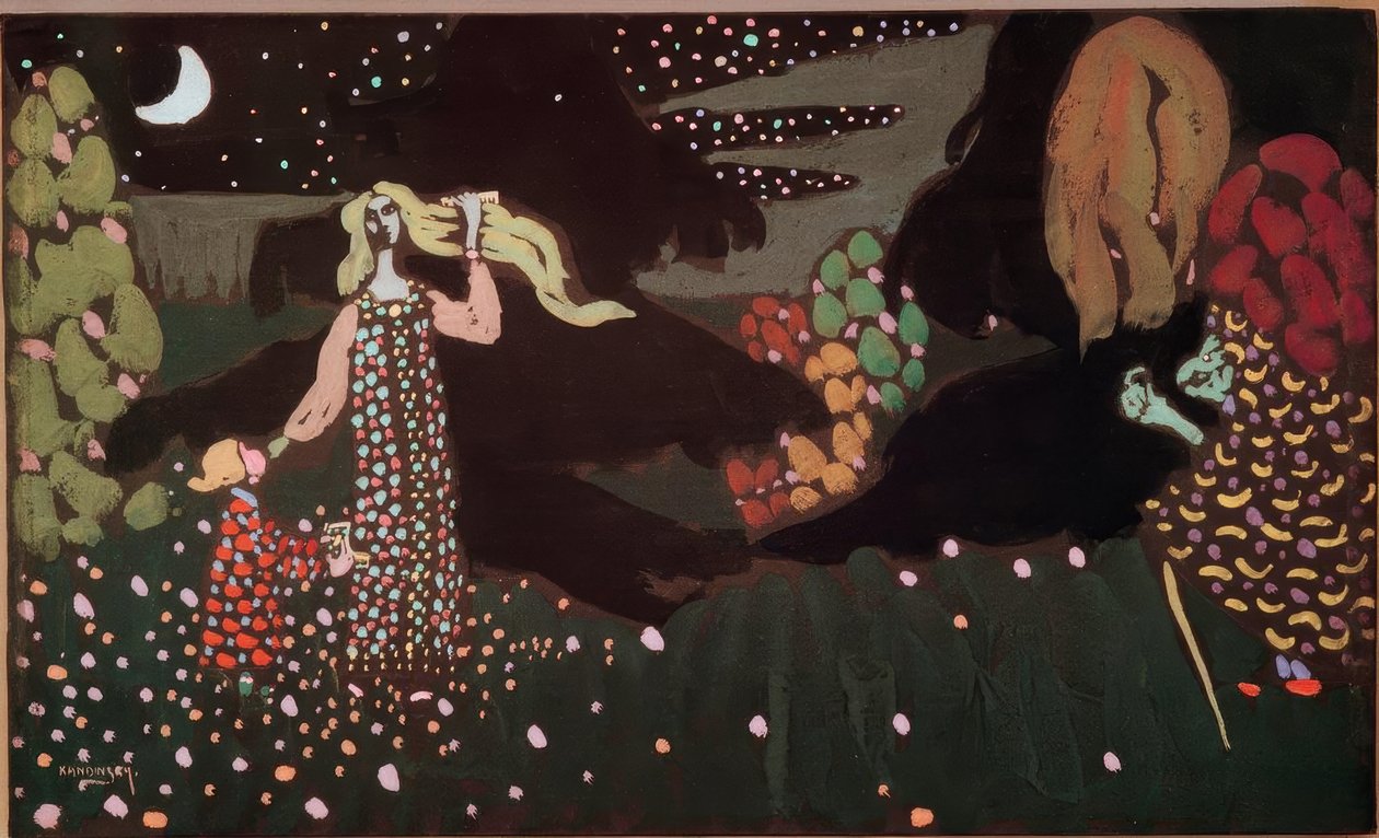 夜 作： ワシリー・カンディンスキー