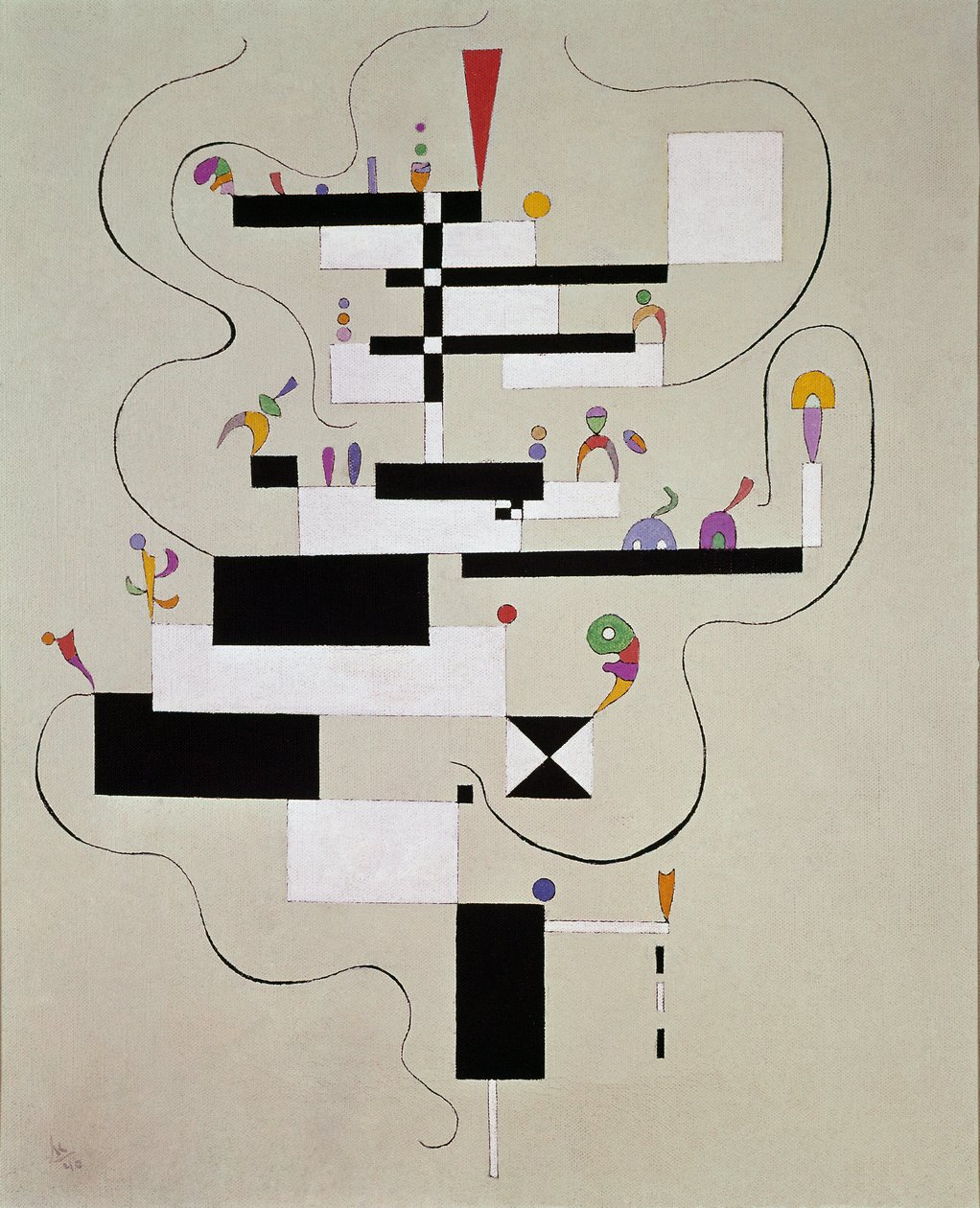 Vassily Kandinskyによるエテンコア絵画 作： ワシリー・カンディンスキー